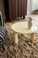 Billede af Ferm Living Post Coffee Table Small Ø: 65 cm - Lemonade 