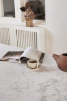 Billede af HANDVÄRK FURNITURE Dining Table 230 L: 230 x 96 cm - Stainless Steel/ White Marble 