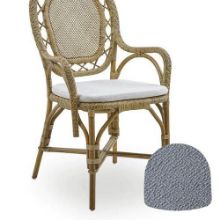 Billede af Sika-Design Hynde til Romantica Spisebordsstol 45x43 cm - A633 Youtoo Pale Blue 