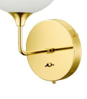 Billede af Design By Us Ballroom The Wall Short H: 37 cm - White Snow/Gold