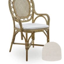 Billede af Sika-Design Hynde til Romantica Spisebordsstol 45x43 cm - A670 Michelangelo White