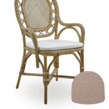 Billede af Sika-Design Hynde til Romantica Spisebordsstol 45x43 cm - A656 Wolota Old Rose 