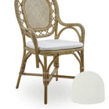 Billede af Sika-Design Hynde til Romantica Spisebordsstol 45x43 cm - B450 Tempotest White 