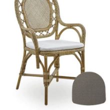 Billede af Sika-Design Hynde til Romantica Spisebordsstol 45x43 cm - B456 Tempotest Taupe 