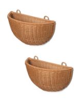 Billede af Ferm Living Braided Wall Pockets Sets of 2 B: 45 cm - Natural 