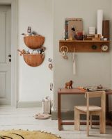 Billede af Ferm Living Braided Wall Pockets Sets of 2 B: 45 cm - Natural 