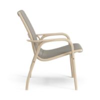 Billede af Swedese Laminett Stol SH: 41 cm - Lakeret Bøg/Main Line Flax 02