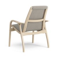 Billede af Swedese Laminett Stol SH: 41 cm - Lakeret Bøg/Main Line Flax 02