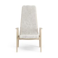 Billede af Swedese Lamini Børnestol SH: 32 cm - Lakeret Bøg/Fåreskind Hvid