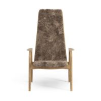 Billede af Swedese Lamini Børnestol SH: 32 cm - Olieret Eg/Fåreskind Sahara