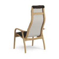 Billede af Swedese Lamini Børnestol SH: 32 cm - Olieret Eg/Fåreskind Espresso