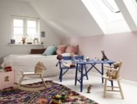 Billede af FDB Møbler Børnebord P10 Svanemærket 56 x 85 cm - Blå 