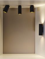 Billede af DCW Editions Tobo C85 Loftlampe Ø: 6,5 cm - Sort 