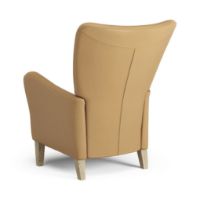 Billede af Swedese Stepp Lænestol SH: 45 cm - Lakeret Eg/Baltique 43001