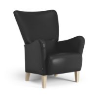 Billede af Swedese Stepp Lænestol SH: 45 cm - Lakeret Ask/Baltique 99011