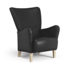 Billede af Swedese Stepp Lænestol SH: 45 cm - Lakeret Ask/Baltique 99011