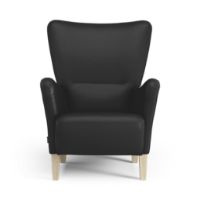 Billede af Swedese Stepp Lænestol SH: 45 cm - Lakeret Ask/Baltique 99011