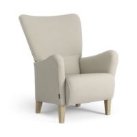 Billede af Swedese Stepp Lænestol SH: 45 cm - Lakeret Eg/Lido 161