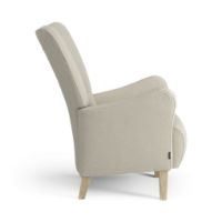 Billede af Swedese Stepp Lænestol SH: 45 cm - Lakeret Eg/Lido 161