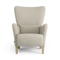 Billede af Swedese Stepp Lænestol SH: 45 cm - Lakeret Eg/Lido 161