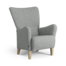 Billede af Swedese Stepp Lænestol SH: 45 cm - Lakeret Eg/Dikson 12