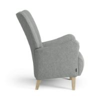 Billede af Swedese Stepp Lænestol SH: 45 cm - Lakeret Eg/Dikson 12