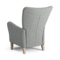 Billede af Swedese Stepp Lænestol SH: 45 cm - Lakeret Eg/Dikson 12