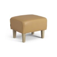 Billede af Swedese Stepp Fodskammel H: 42 cm - Lakeret Eg/Baltique 43001