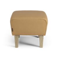 Billede af Swedese Stepp Fodskammel H: 42 cm - Lakeret Eg/Baltique 43001