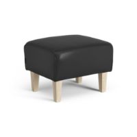 Billede af Swedese Stepp Fodskammel H: 42 cm - Lakeret Ask/Baltique 99011