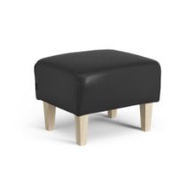 Billede af Swedese Stepp Fodskammel H: 42 cm - Lakeret Ask/Baltique 99011