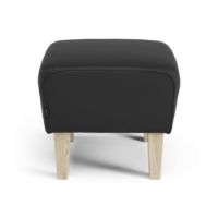 Billede af Swedese Stepp Fodskammel H: 42 cm - Lakeret Ask/Baltique 99011