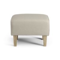 Billede af Swedese Stepp Fodskammel H: 42 cm - Lakeret Eg/Lido 161