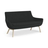 Billede af Swedese Happy Sofa B: 150 cm - Lakeret Ask/Hallingdal 65 0180