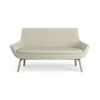 Billede af Swedese Happy Sofa B: 150 cm - Egbejdset Ask/Hallingdal 65 0200