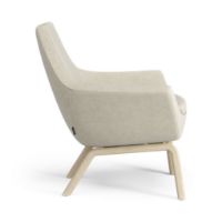 Billede af Swedese Happy Lænestol SH: 42 cm - Lakeret Ask/Hallingdal 65 0200