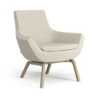 Billede af Swedese Happy Lænestol SH: 42 cm - Egbejdset Ask/Hallingdal 65 0200