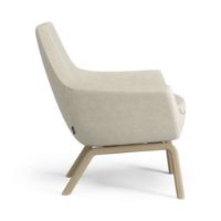 Billede af Swedese Happy Lænestol SH: 42 cm - Egbejdset Ask/Hallingdal 65 0200