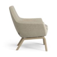 Billede af Swedese Happy Lænestol SH: 42 cm - Egbejdset Ask/Hallingdal 65 0220