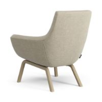 Billede af Swedese Happy Lænestol SH: 42 cm - Egbejdset Ask/Hallingdal 65 0220