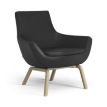 Billede af Swedese Happy Lænestol SH: 42 cm - Egbejdset Ask/Soft 99999