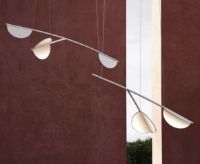 Billede af FLOS Almendra S2 Y Short Organic Loftlampe L: 132,6 cm - Ocher