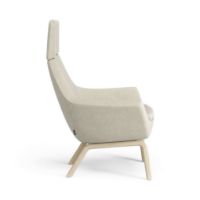 Billede af Swedese Happy Lænestol H: 101 cm - Lakeret Ask/Hallingdal 65 0200