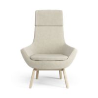 Billede af Swedese Happy Lænestol H: 101 cm - Lakeret Ask/Hallingdal 65 0200