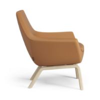 Billede af Swedese Happy Lænestol SH: 42 cm - Lakeret Ask/Soft 54035