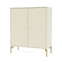 Billede af Montana Selection 1118 Cover Skab med ben 69,6x69,6x30 cm - 150 Vanilla / Brass