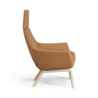 Billede af Swedese Happy Lænestol H: 101 cm - Lakeret Ask/Soft 54035