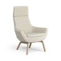 Billede af Swedese Happy Lænestol H: 101 cm - Egbejdset Ask/Hallingdal 65 0200