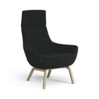 Billede af Swedese Happy Lænestol H: 101 cm - Egbejdset Ask/Hallingdal 65 0180