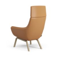 Billede af Swedese Happy Lænestol H: 101 cm - Egbejdset Ask/Soft 54035